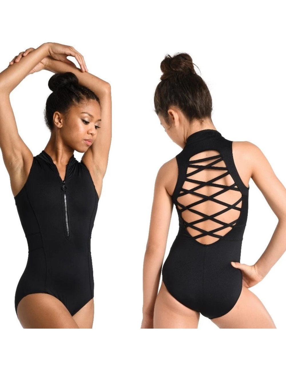 Danz N Motion by danshuz Adult P Scuba Leotard with Lattice Back!